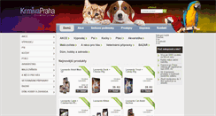 Desktop Screenshot of krmiva-praha.cz